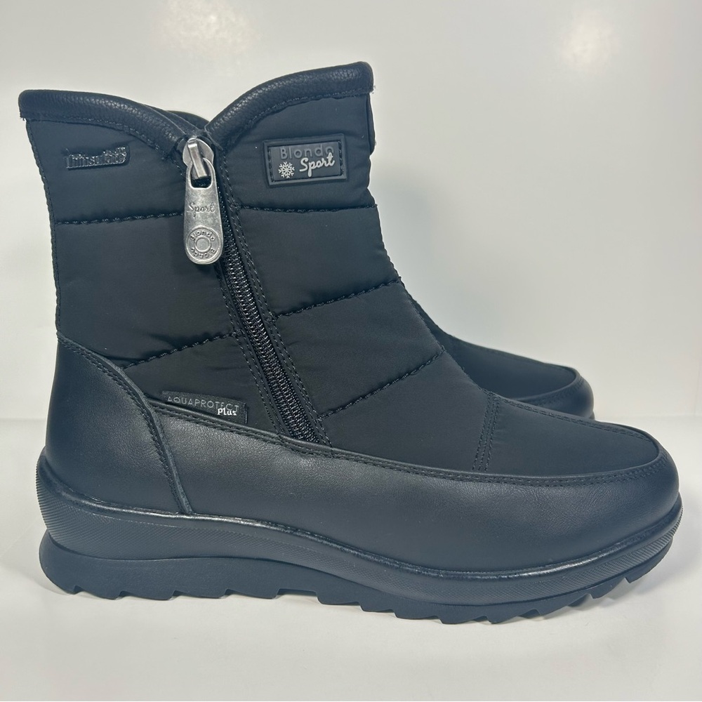 NWT Blondo Sport Waterproof Double Zip Ankle Boots Faux Fur; Women’s Size 6 M
